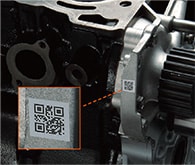 在鑄件表面上刻印二維條碼